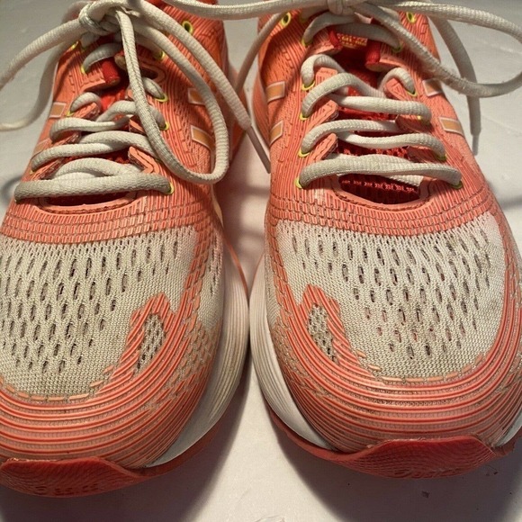 ASICS Gel Nimbus Athletic 1012A611 Running Shoes Orange Sun Coral Size 9 - Picture 2 of 9